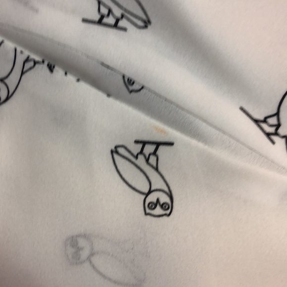 S Lumière Owl Print Blouse - Picture 7 of 7